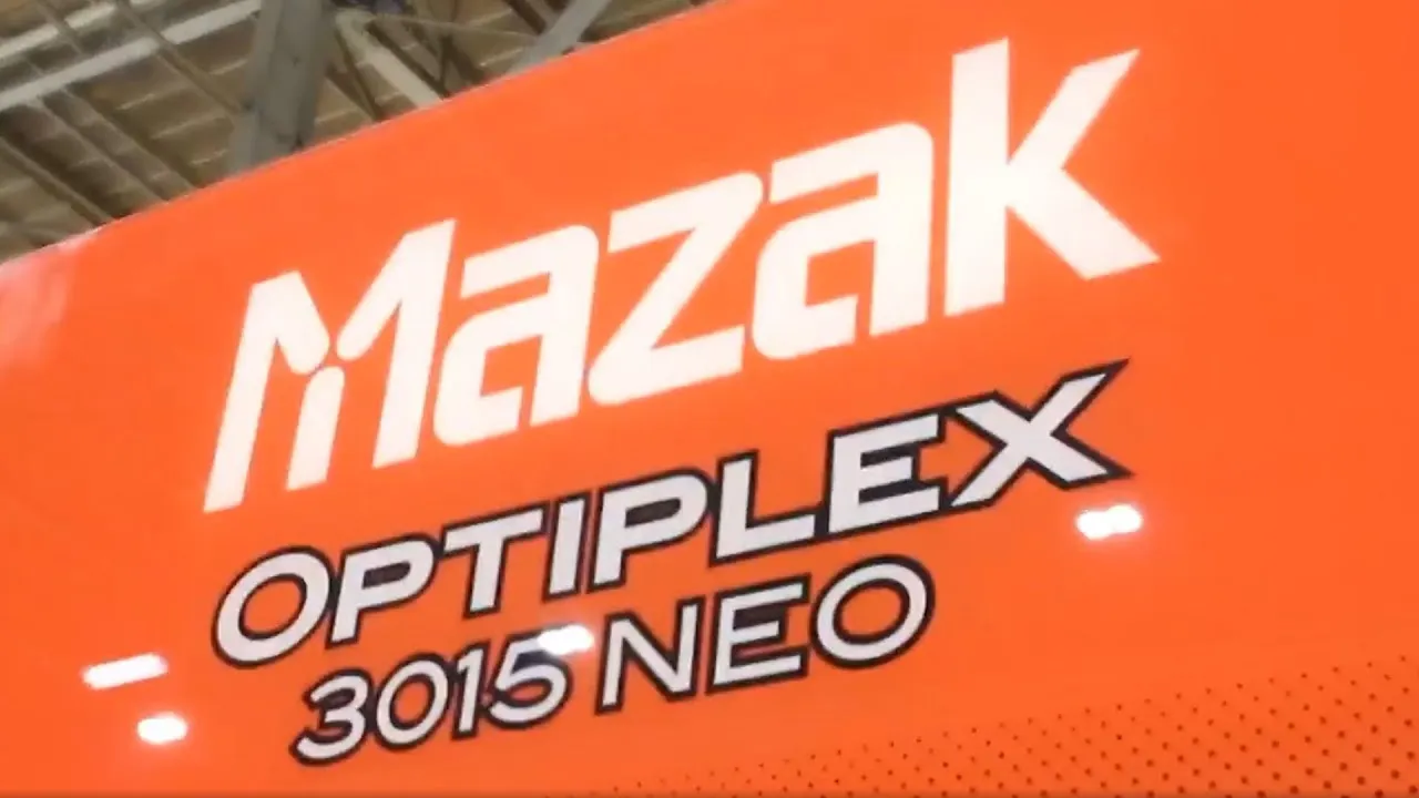 A Mazak OPTIPLEX NEO series laser cutting machine